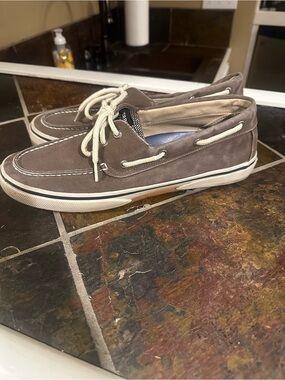Men's Brown Sperry Boat Shoes - worn once size 11 1/2 M